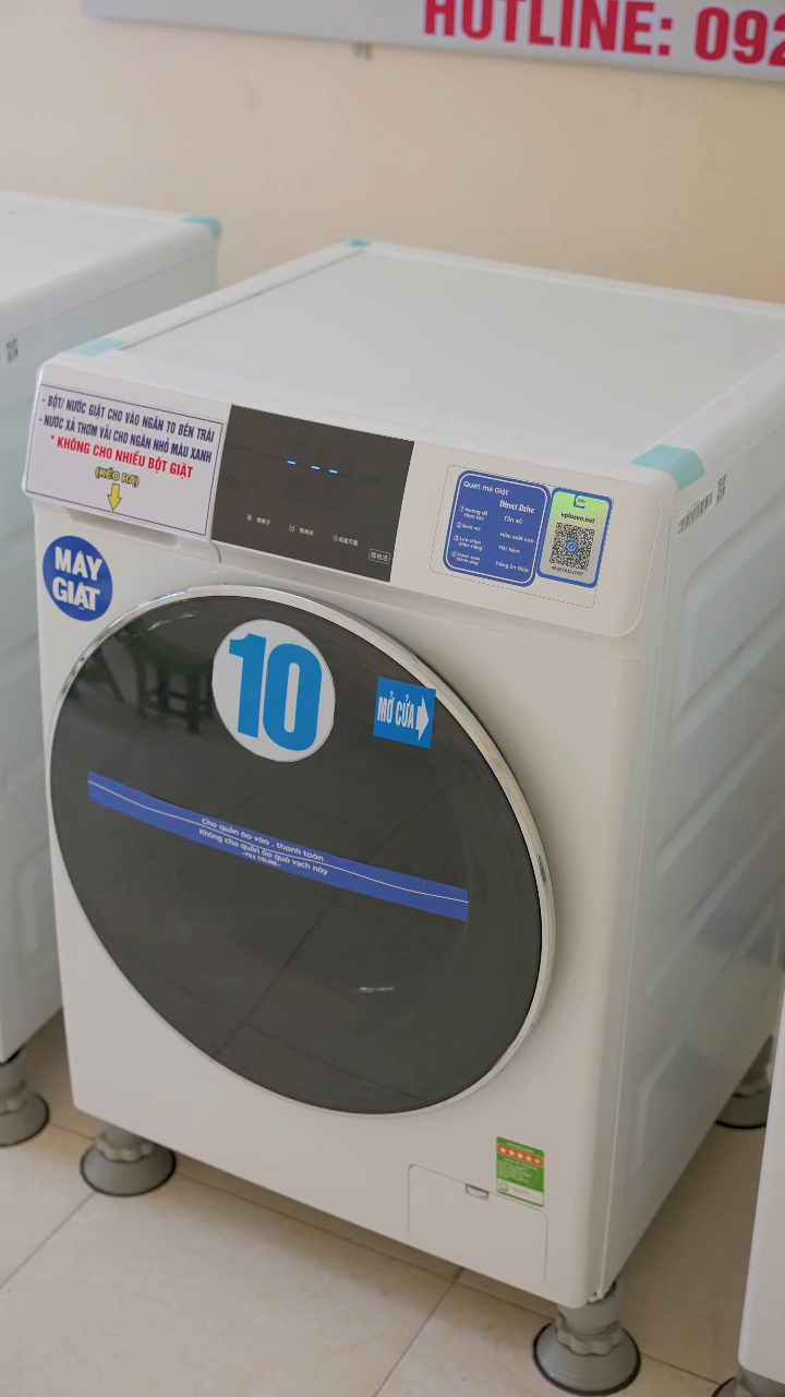 Máy giặt tự động TechViet thực tế